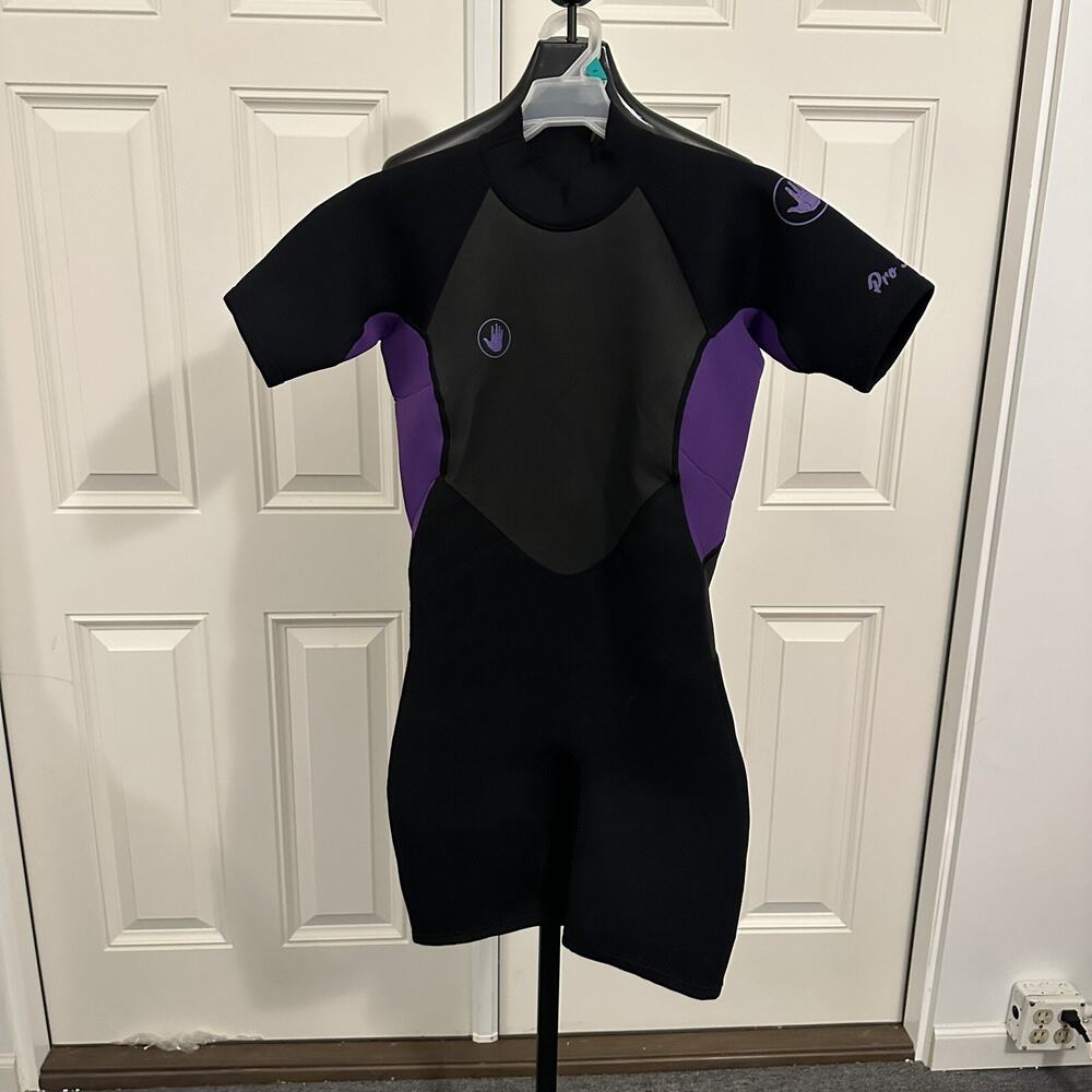 Body Glove Black and Purple Shorty Wetsuit